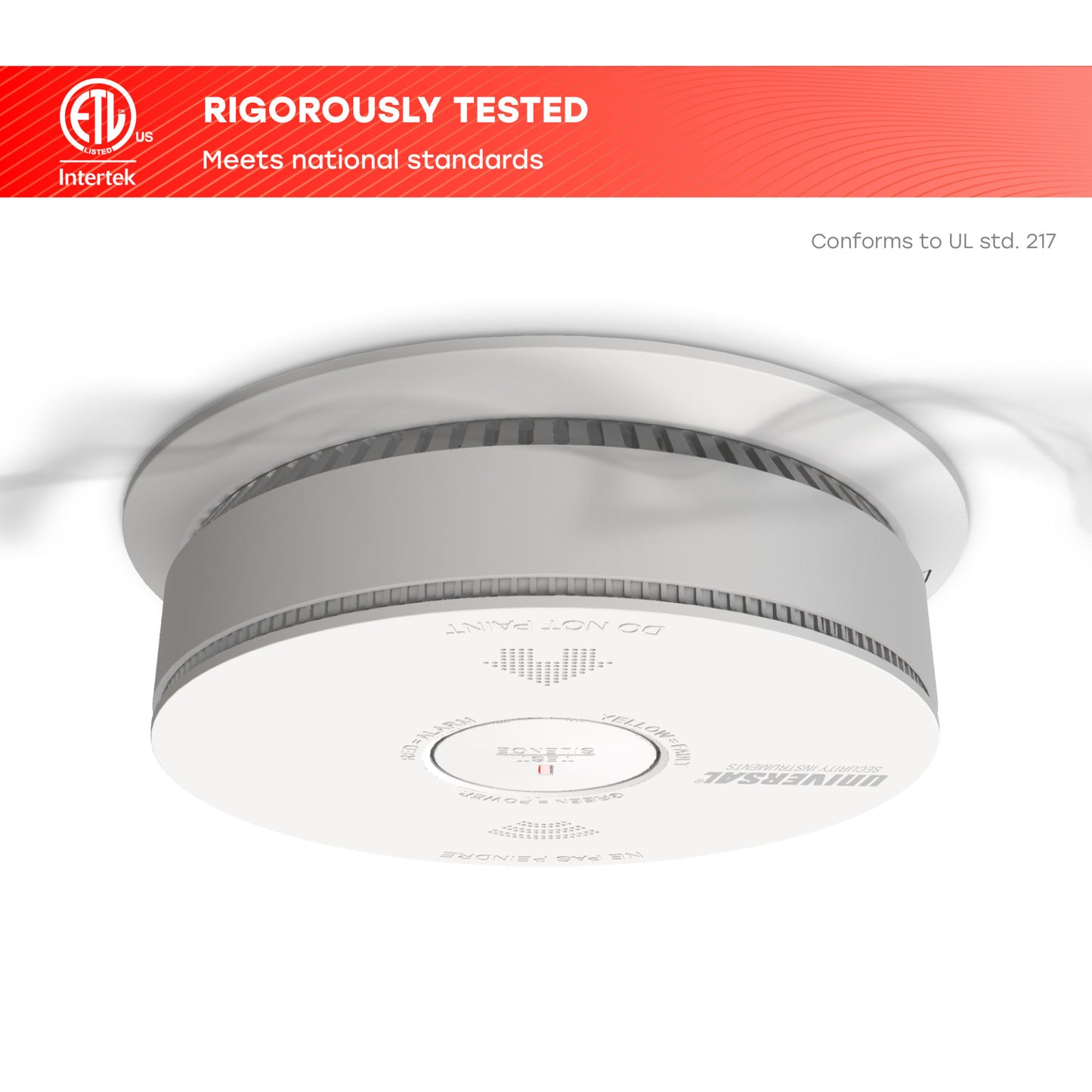 Hardwire Smoke & Fire Alarm with 10-Year Battery Backup