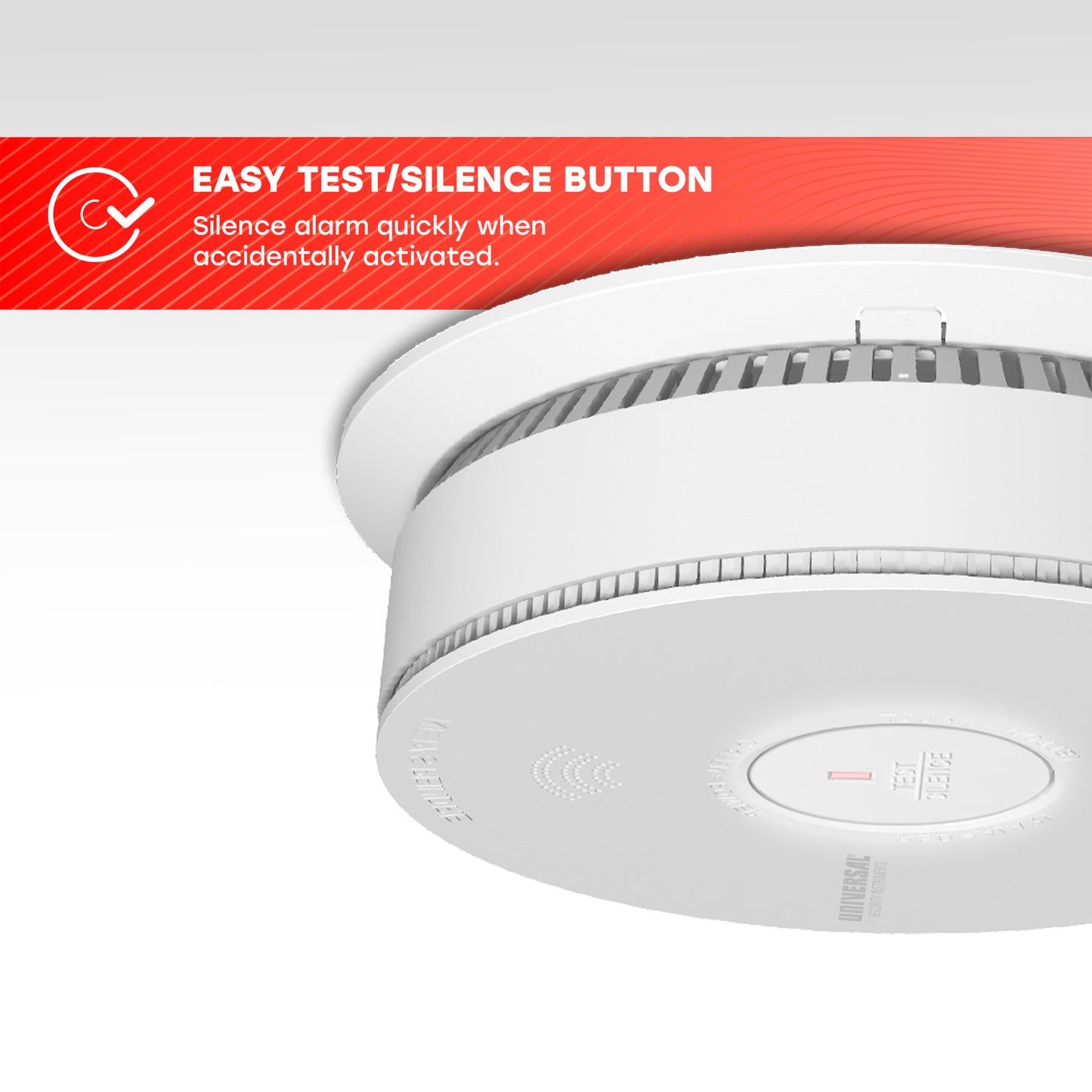 Hardwire Smoke & Fire Alarm with 10-Year Battery Backup