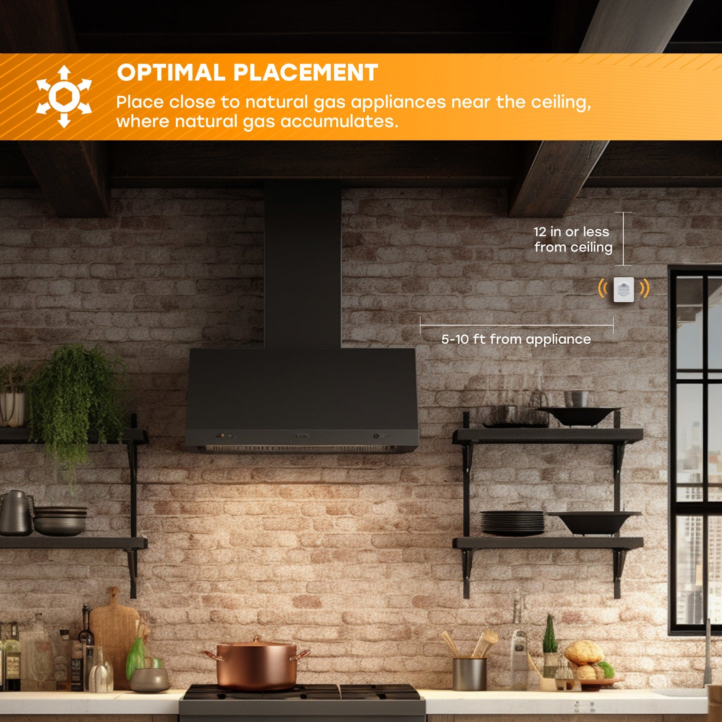 10-Year Battery Natural Gas Alarm