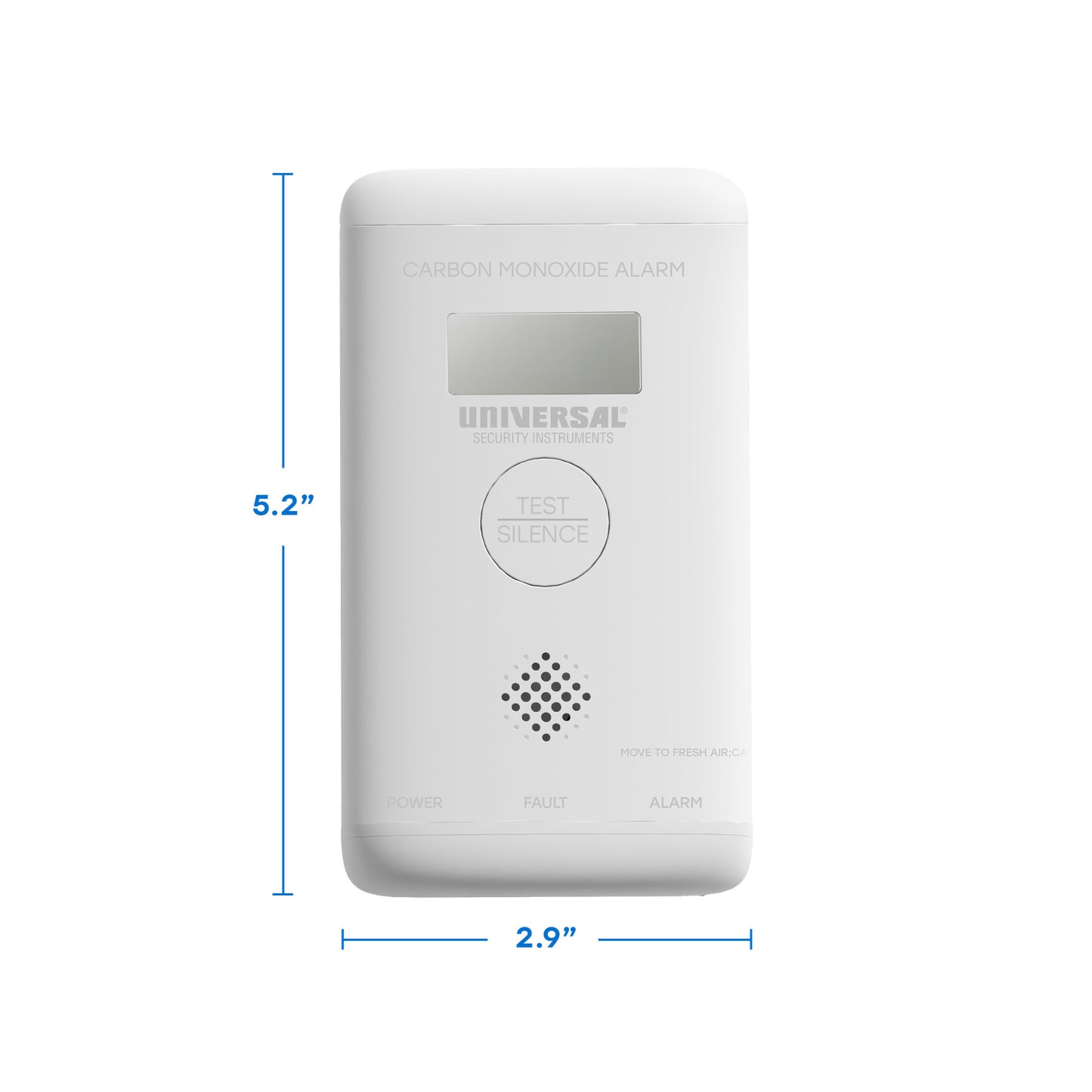 Plug-in Carbon Monoxide Alarm with Battery Backup
