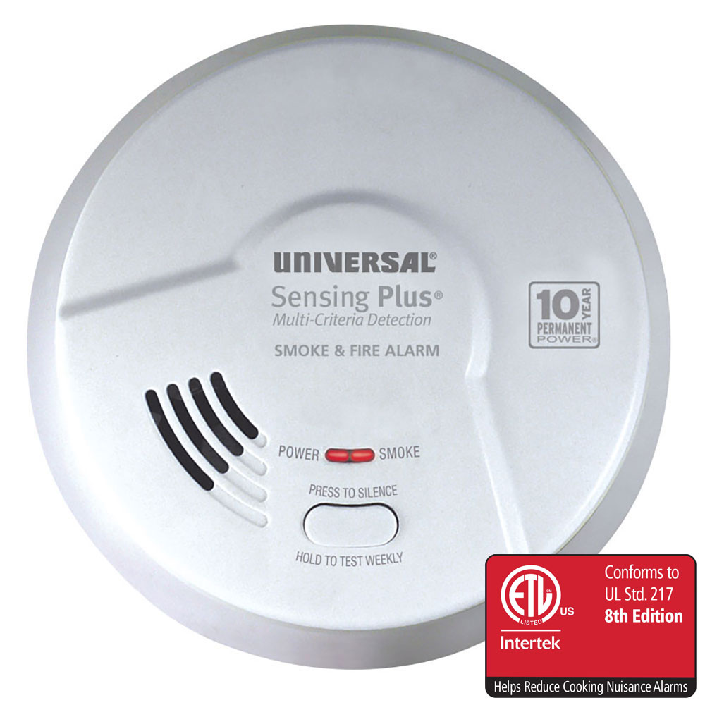 Sensing Plus AMIK3051SC Multi Criteria Kitchen Smoke & Fire Alarm With 10 Year Battery