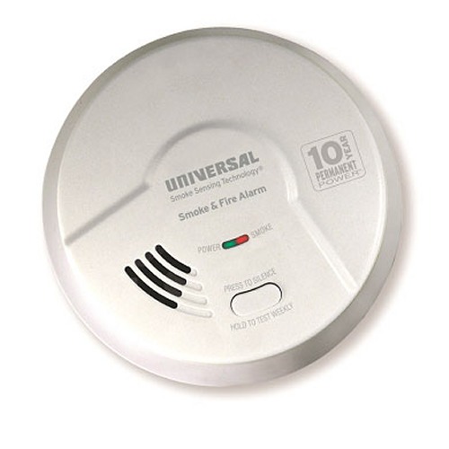 Universal Security Instruments MDSK300S 2-in-1 Kitchen Smoke and Fire Smart Alarm with 10 Year Sealed Battery