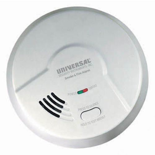 Universal Security Instruments MP308 Battery-Operated Photoelectric Smoke and Fire Alarm