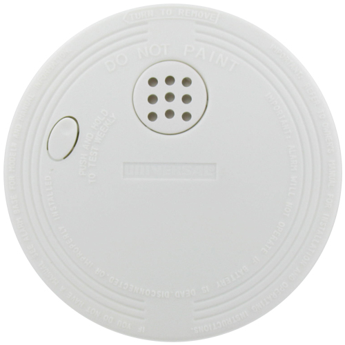 Universal Security Instruments SS‑770‑6CC Battery Operated Ionization Smoke and Fire Alarms, 6-Pack
