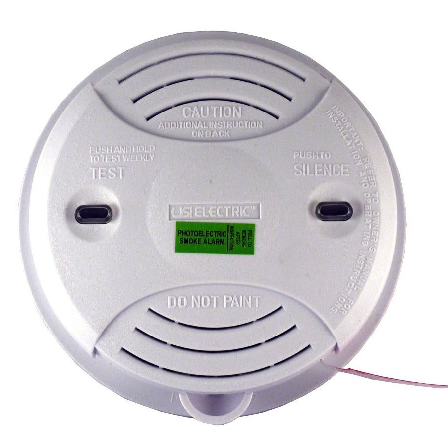 Universal Security Instruments USI‑3204 Wired‑In 120 Volt Photoelectric Alarm