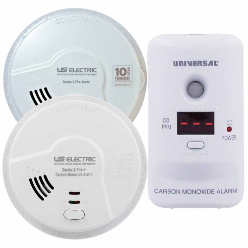 Combination Smoke, Carbon Monoxide and Gas Alarms