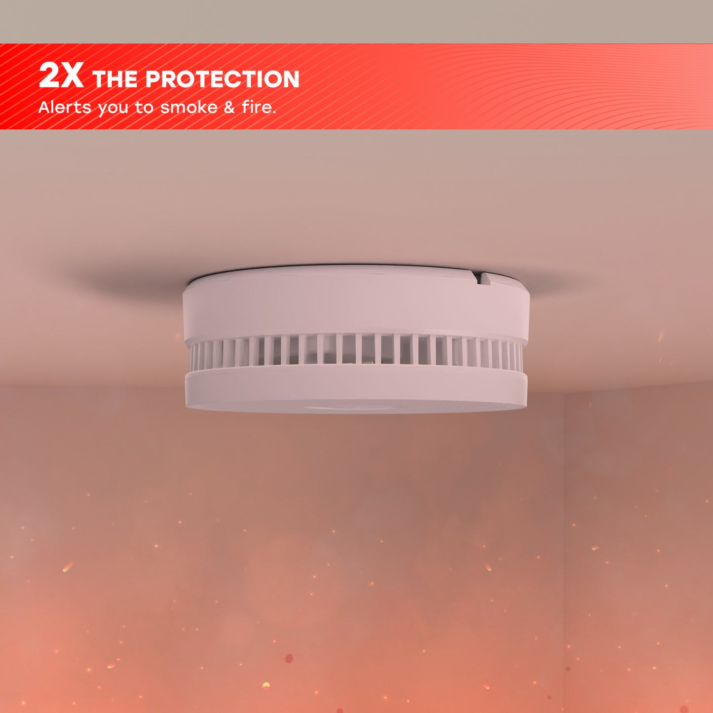 Pro-Pack Battery Smoke & Fire Alarm (3-Pack)