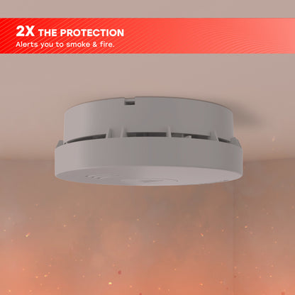 Pro-Pack 10-Year Battery Smoke & Fire Alarm (3-Pack)