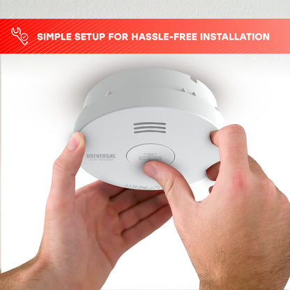 Pro-Pack 10-Year Battery Smoke & Fire Alarm (3-Pack)