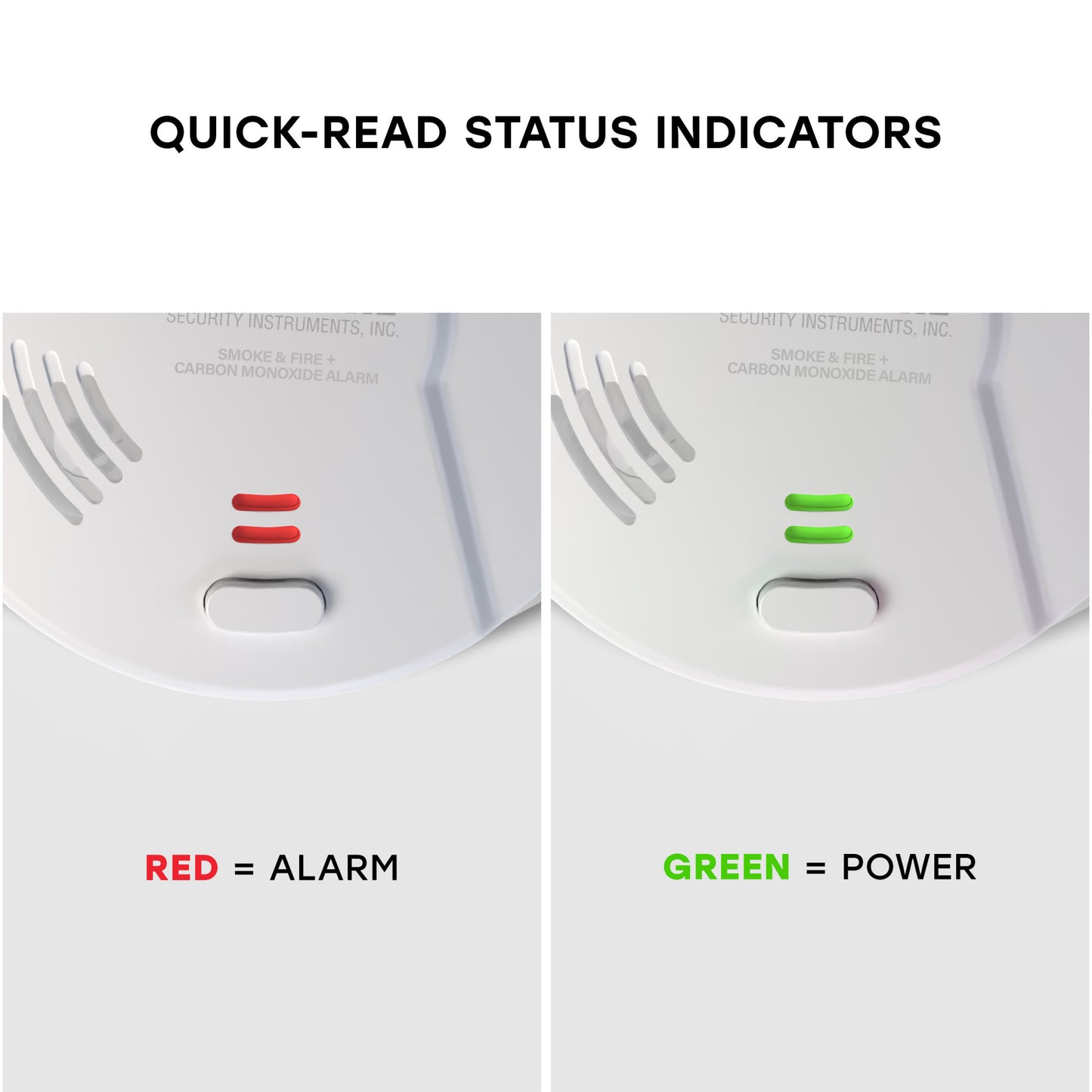 Hardwire Smoke, Fire, and Carbon Monoxide Alarm with 10-Year Battery Backup