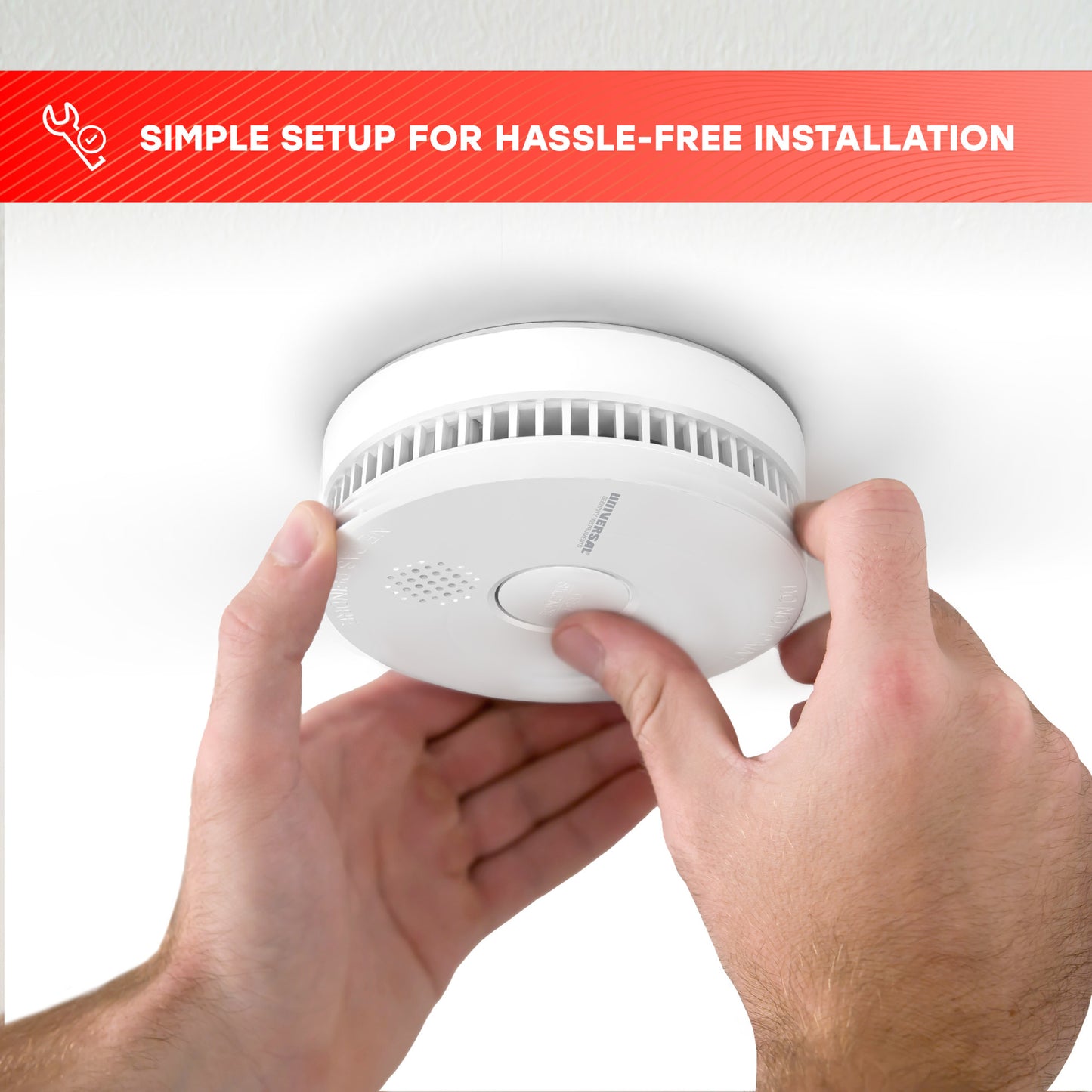 Battery Smoke & Fire Alarm