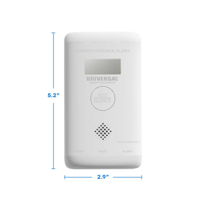 Plug-in Carbon Monoxide Alarm with Battery Backup