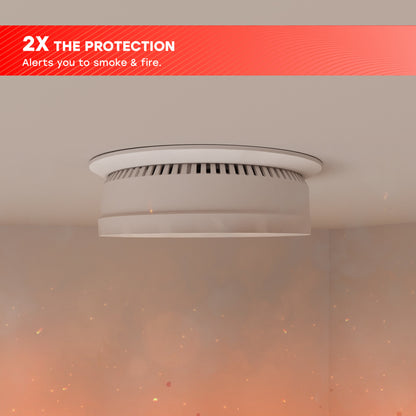 Pro-Pack 10-Year Battery Smoke & Fire Alarm (3-Pack)