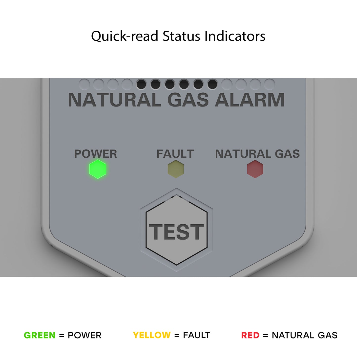 10-Year Battery Natural Gas Alarm