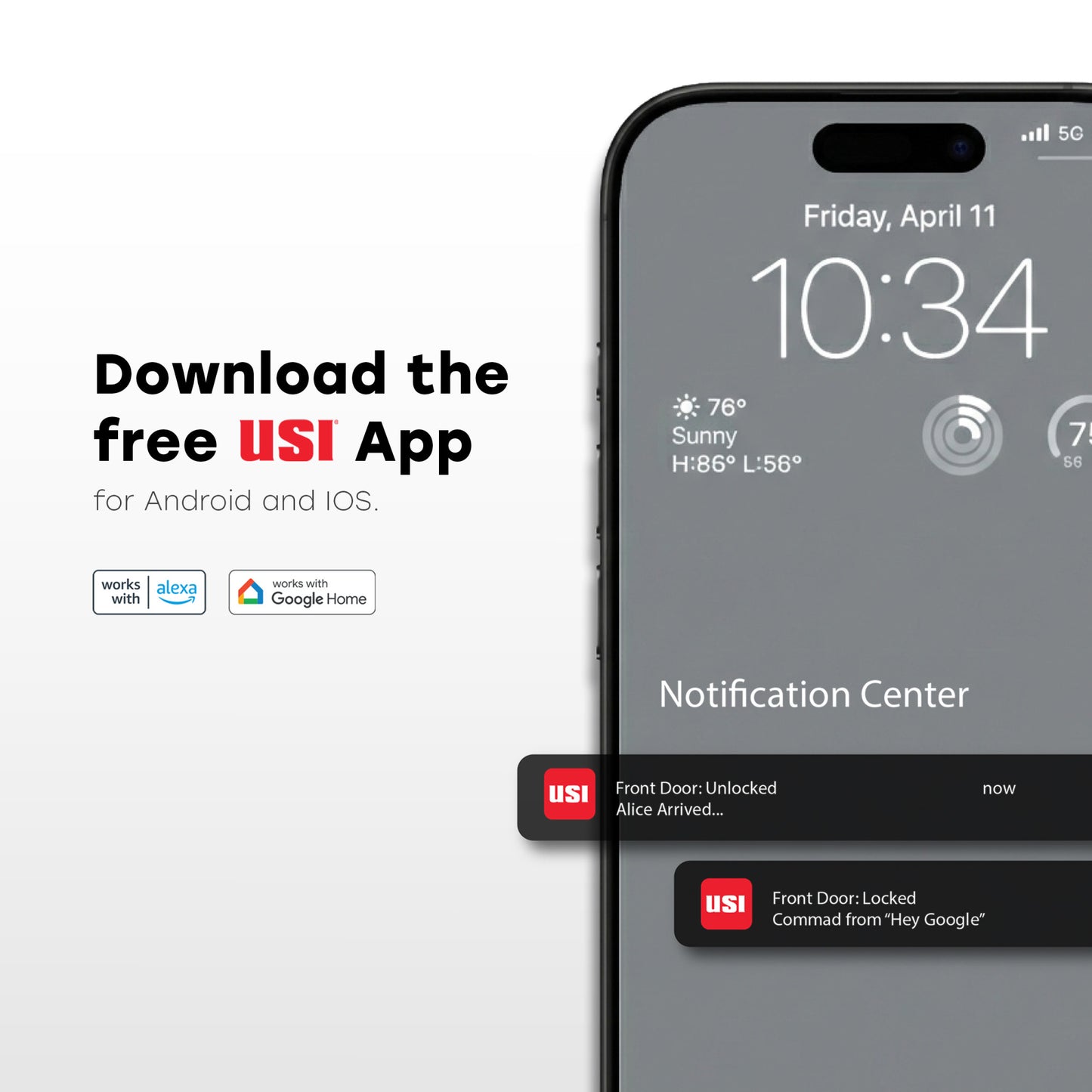Smart Button Door Lock