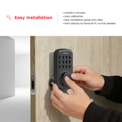 Smart Button Door Lock