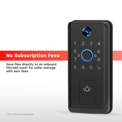 Smart Door Lock with HD Video Doorbell