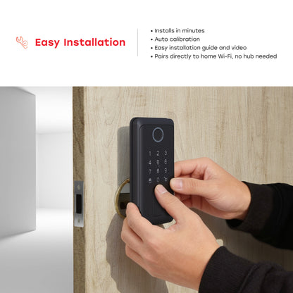 Smart Touch + Keycard Door Lock