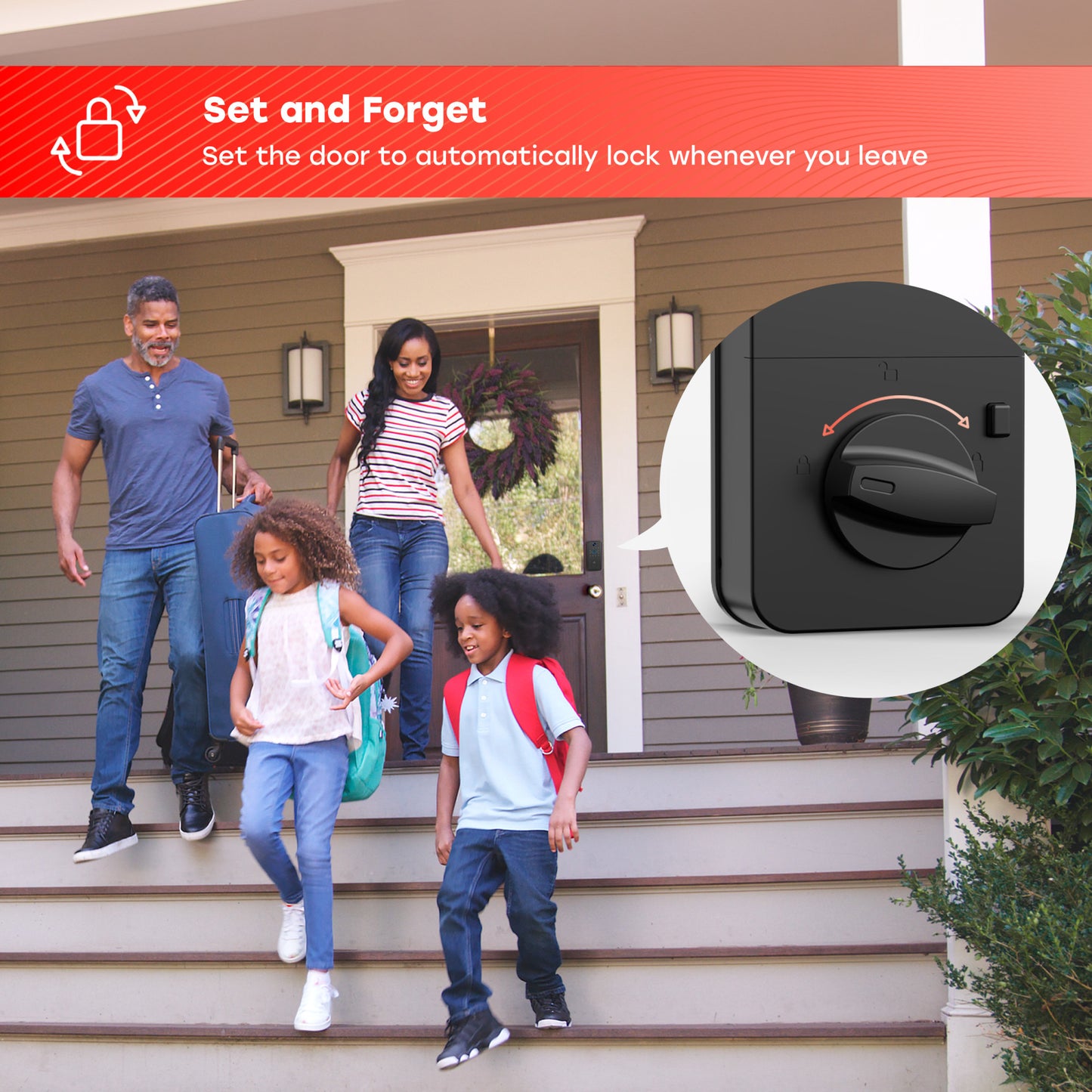Smart Door Lock with HD Video Doorbell