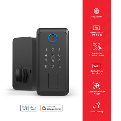 Smart Touch + Keycard Door Lock