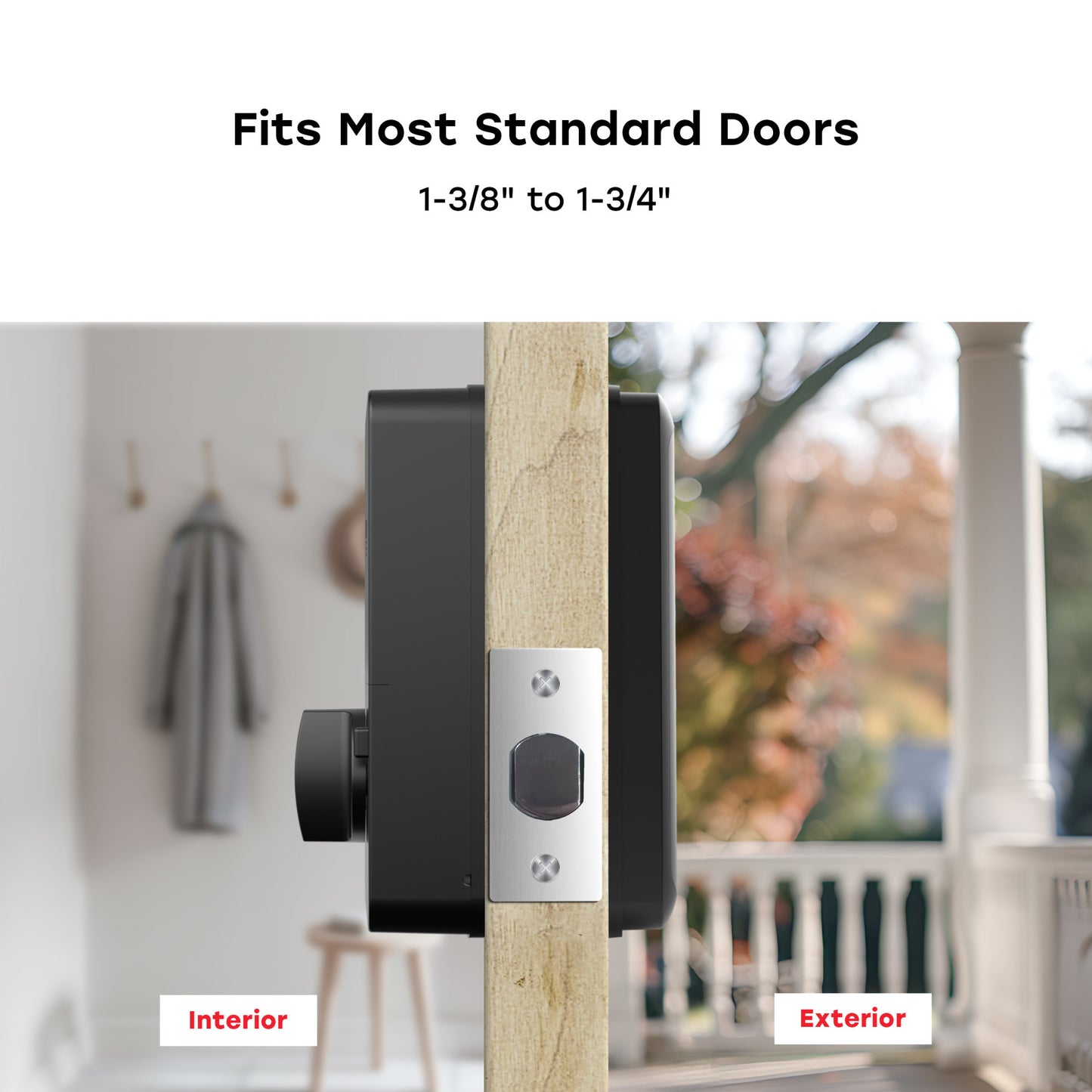 Smart Touch + Keycard Door Lock