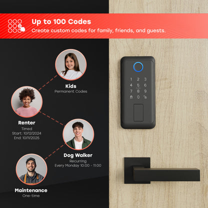 Smart Touch + Keycard Door Lock