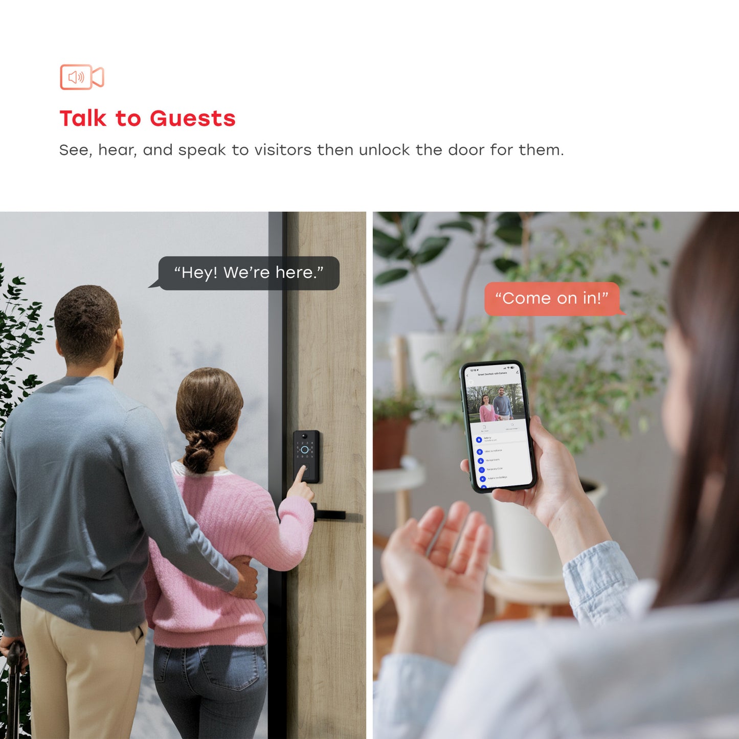 Smart Door Lock with HD Video Doorbell