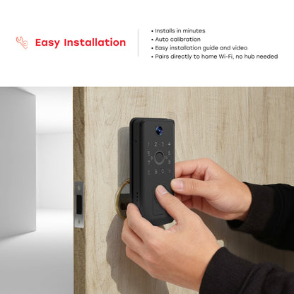Smart Door Lock with HD Video Doorbell