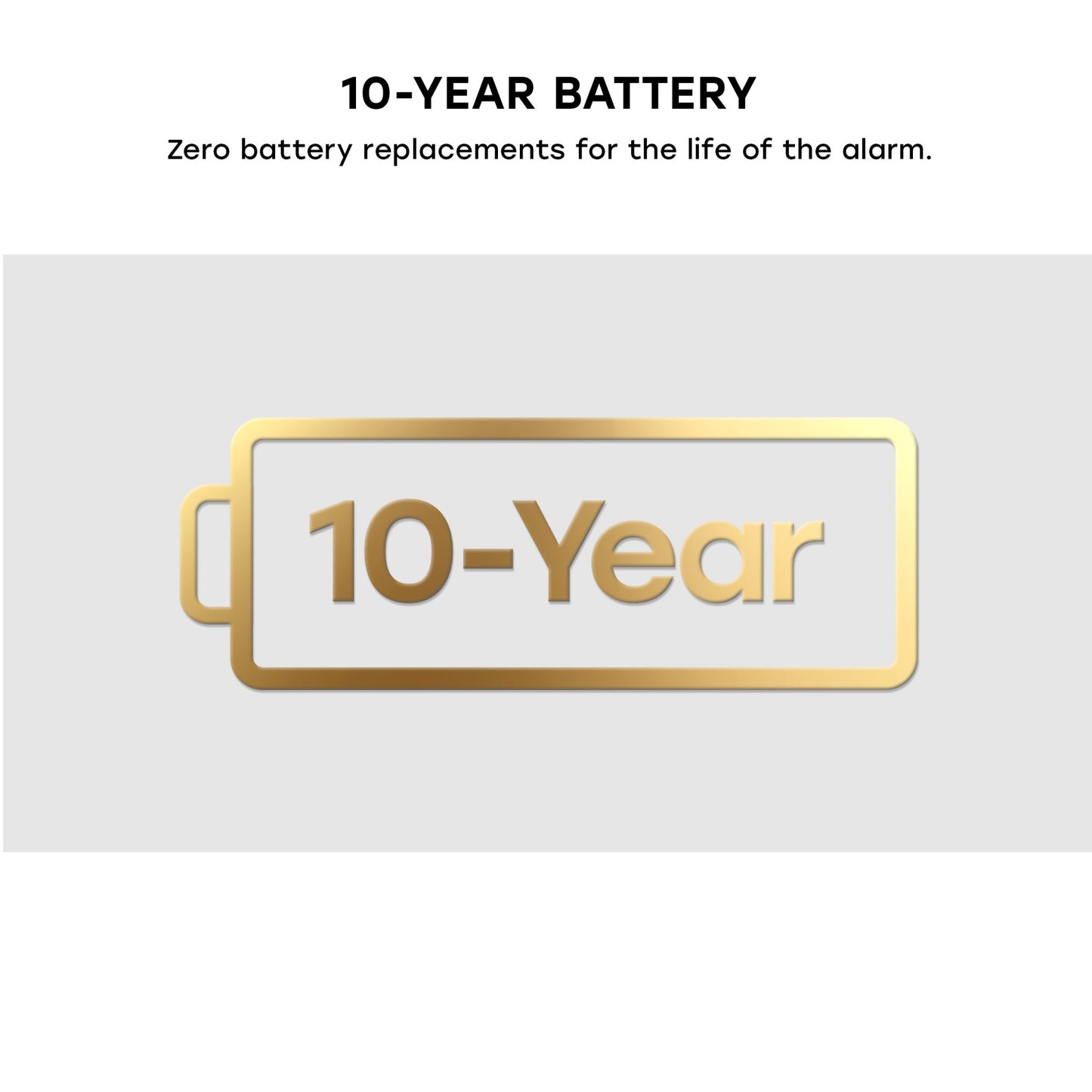 10-Year Battery Natural Gas Alarm