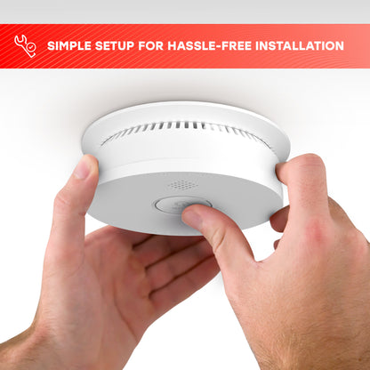 Hardwire Smoke & Fire Alarm with Replaceable Battery Back-up