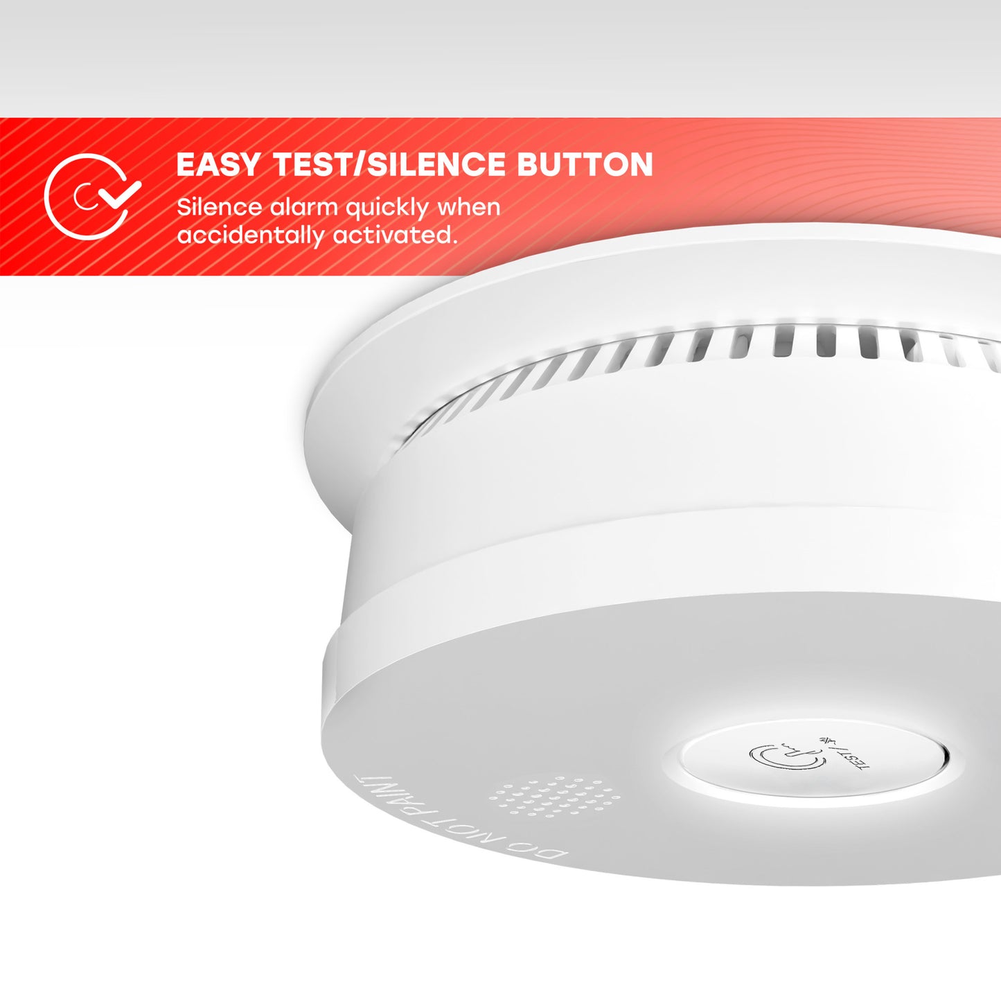 Hardwire Smoke & Fire Alarm with Replaceable Battery Back-up