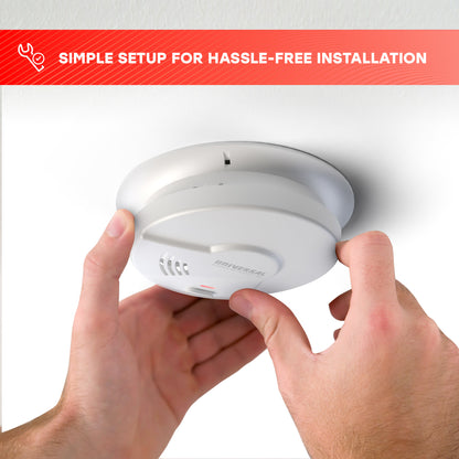 Sensing Plus Multi Criteria Hardwired Smoke & Fire Alarm With 10 Year Battery Backup