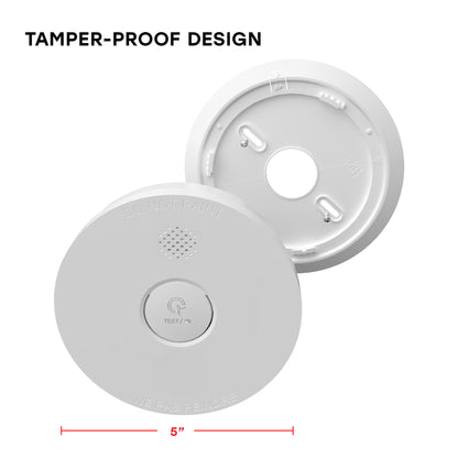 Hardwire Smoke & Fire Alarm with Replaceable Battery Back-up