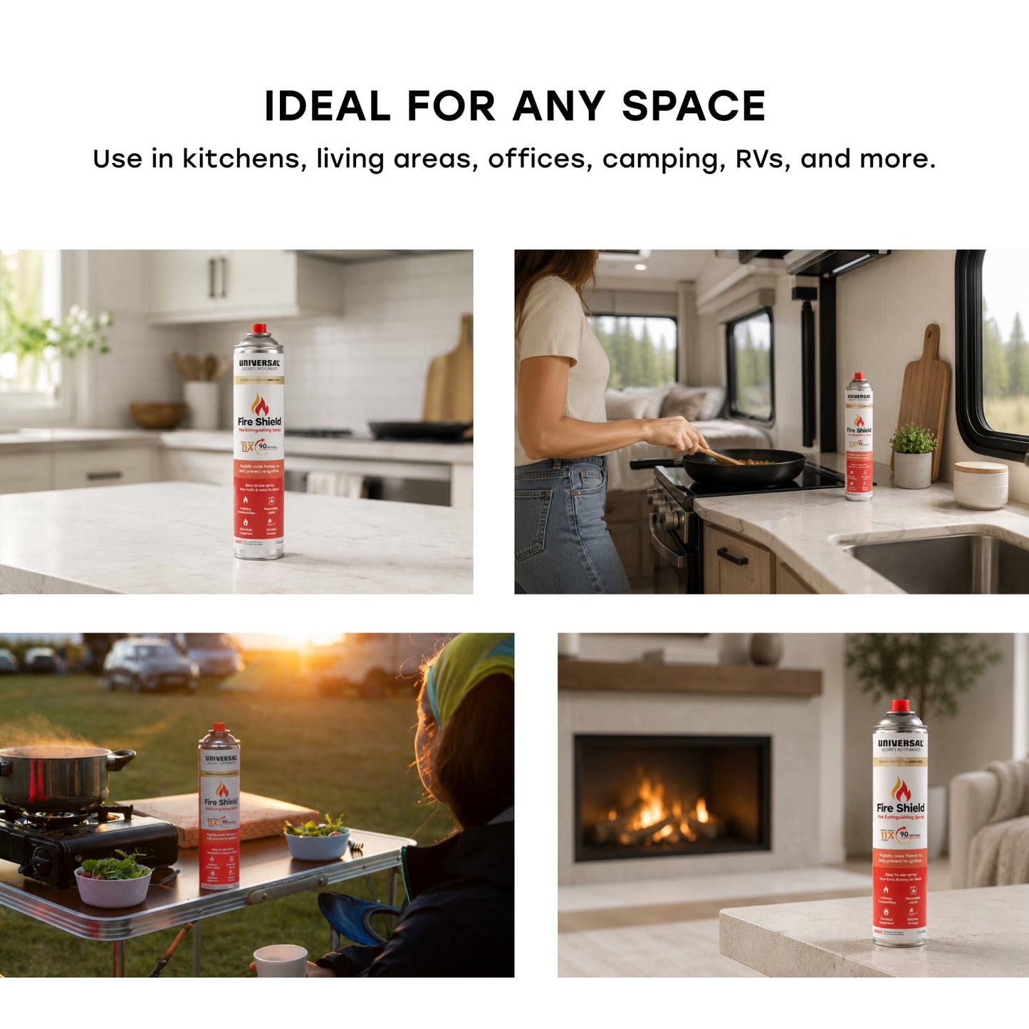 1000ML Fire Shield Fire Suppressant Spray