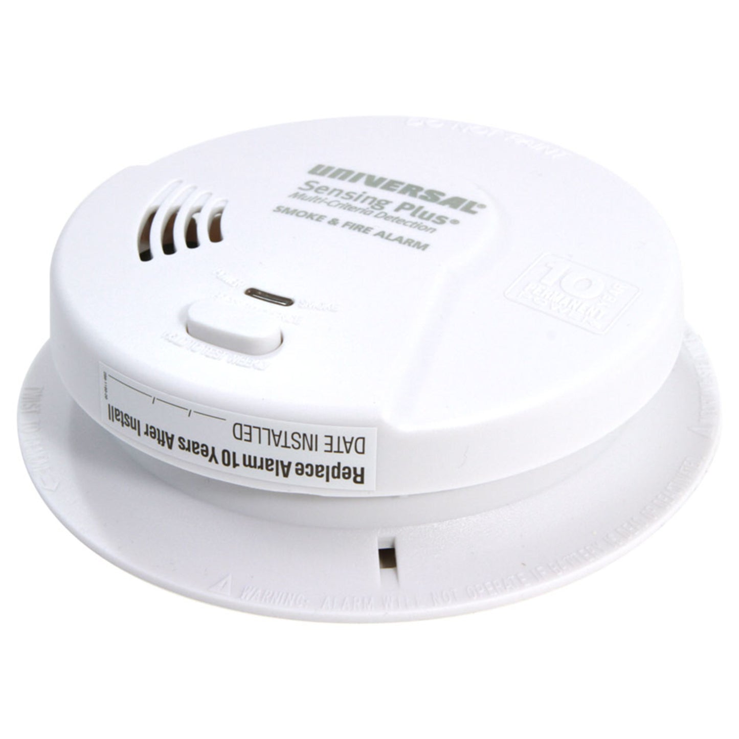 Sensing Plus Multi Criteria Smoke & Fire Alarm With 10-Year Tamper-Proof Sealed Battery