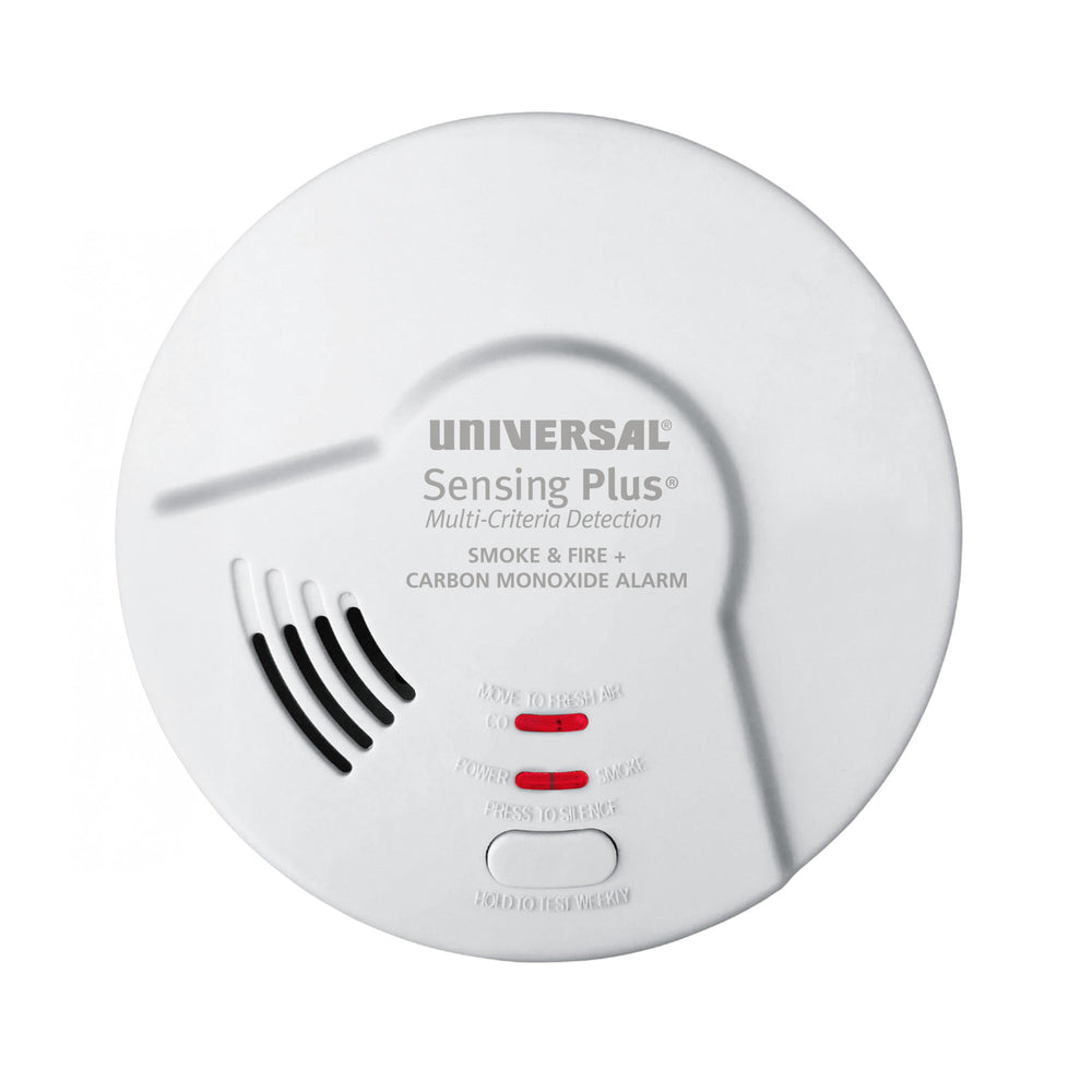 Sensing Plus® Multi-Criteria Hallway Combo Smoke, Fire, and Carbon Monoxide Alarm with 10-Year Battery