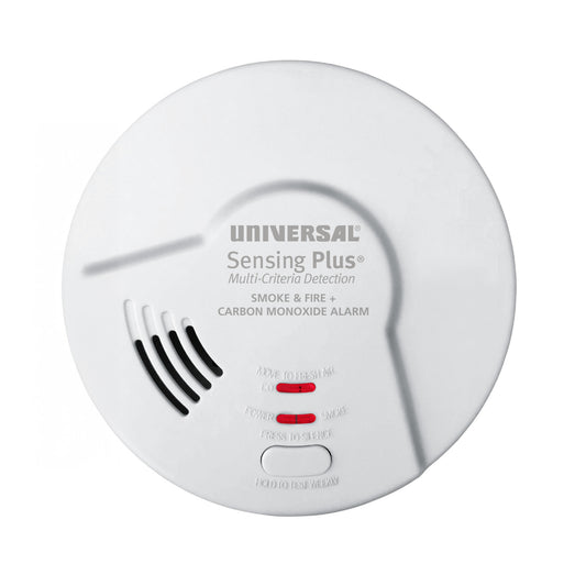 Sensing Plus® Multi-Criteria Hallway Combo Smoke, Fire, and Carbon Monoxide Alarm with 10-Year Battery