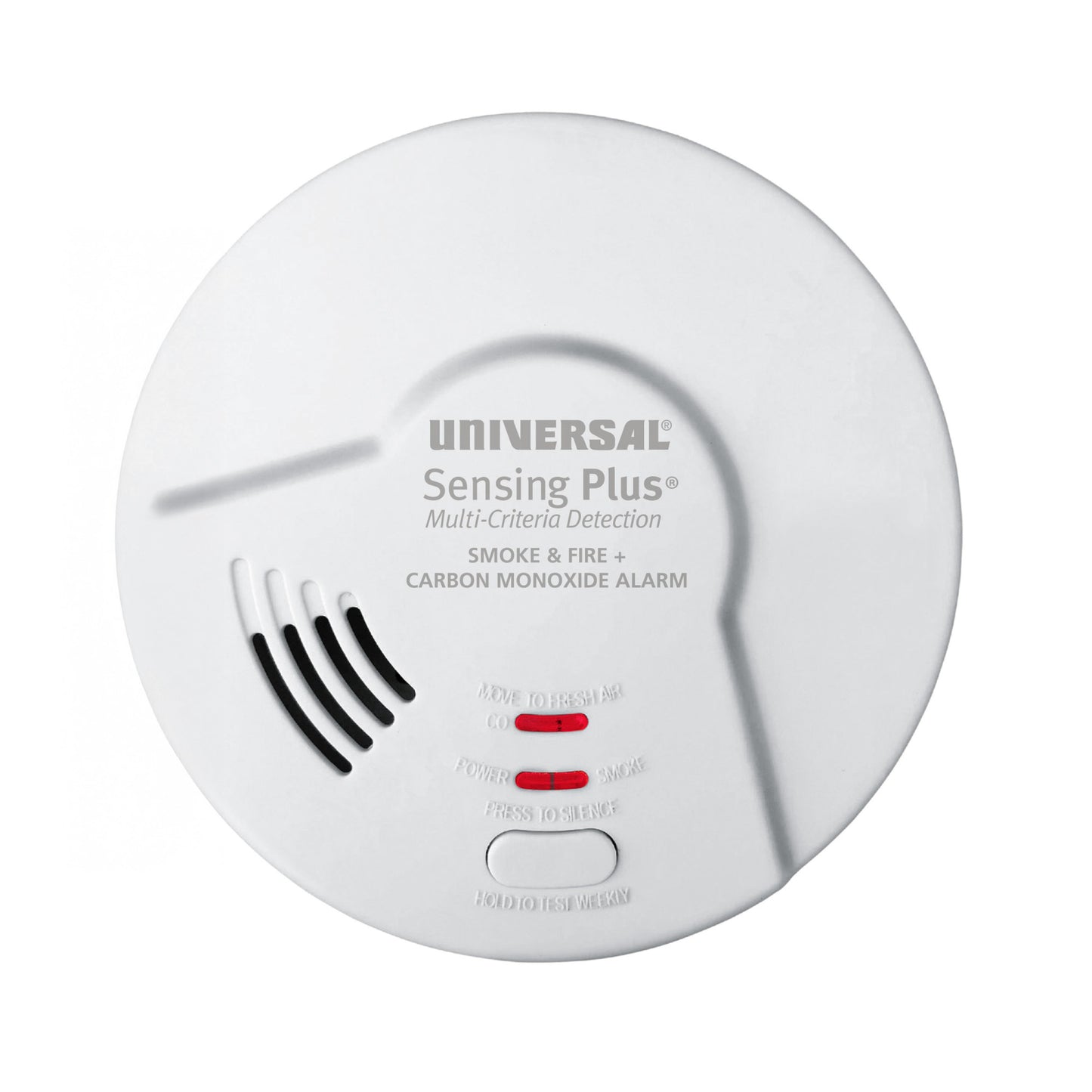 Sensing Plus® Multi-Criteria Hallway Combo Smoke, Fire, and Carbon Monoxide Alarm with 10-Year Battery