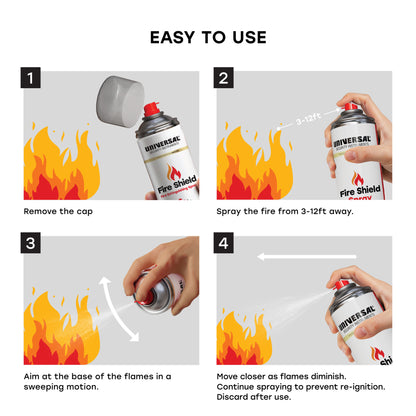 1000ML Fire Shield Fire Suppressant Spray