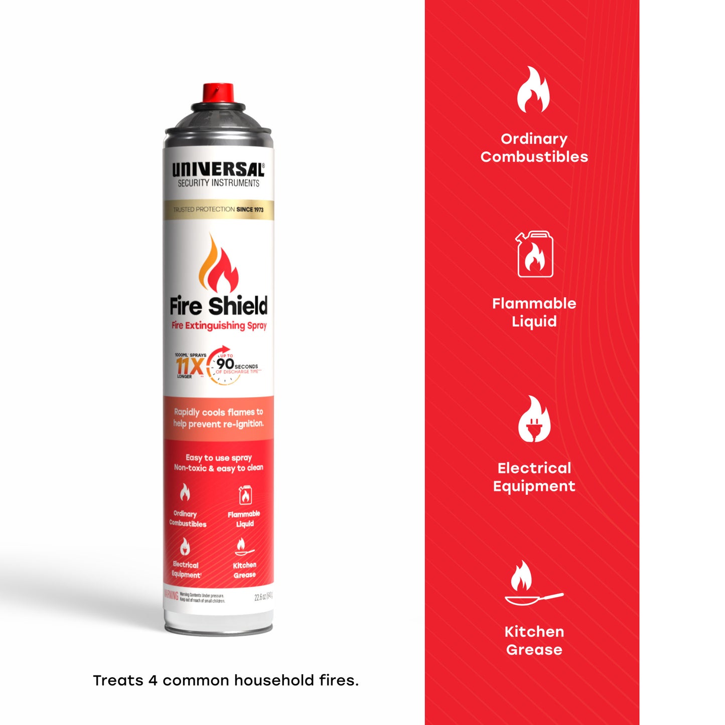 1000ML Fire Shield Fire Suppressant Spray