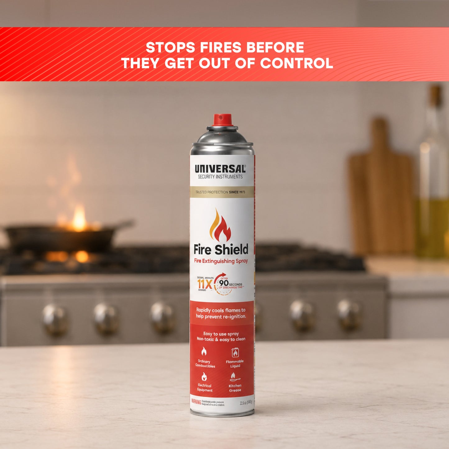 1000ML Fire Shield Fire Suppressant Spray