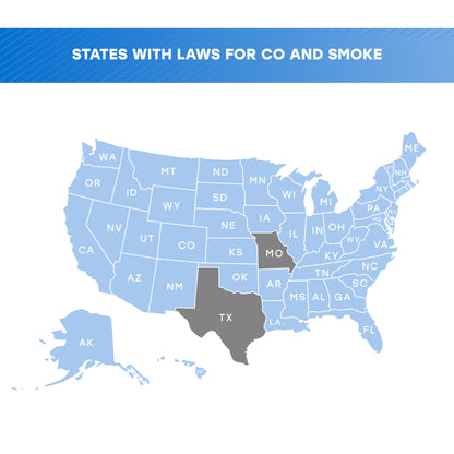 Plug-in Carbon Monoxide Alarm with Battery Backup