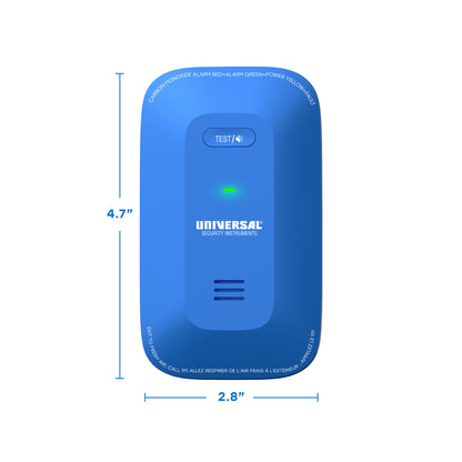 Portable Travel Carbon Monoxide Alarm Plug-in or Battery