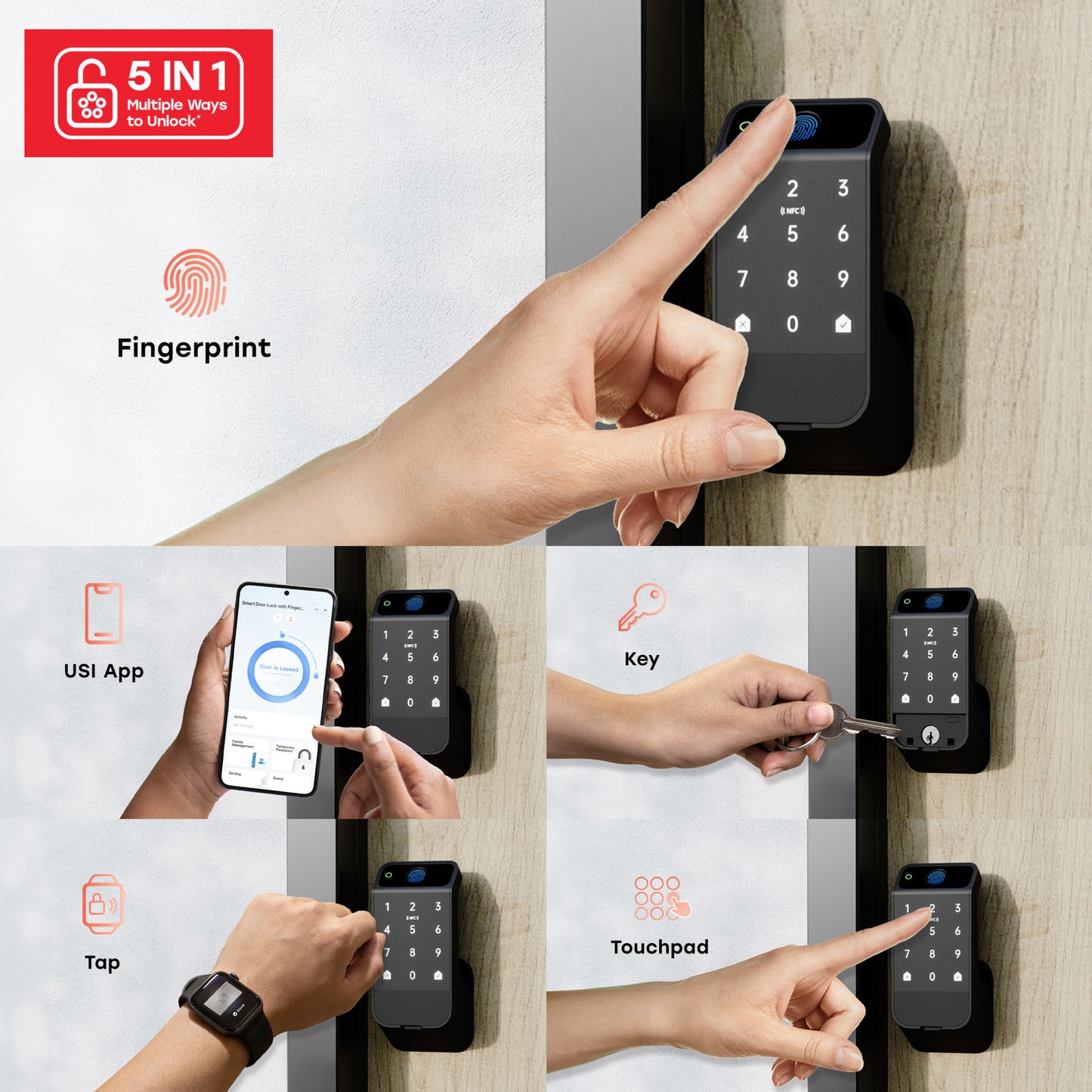 Smart Fingertouch Door Lock