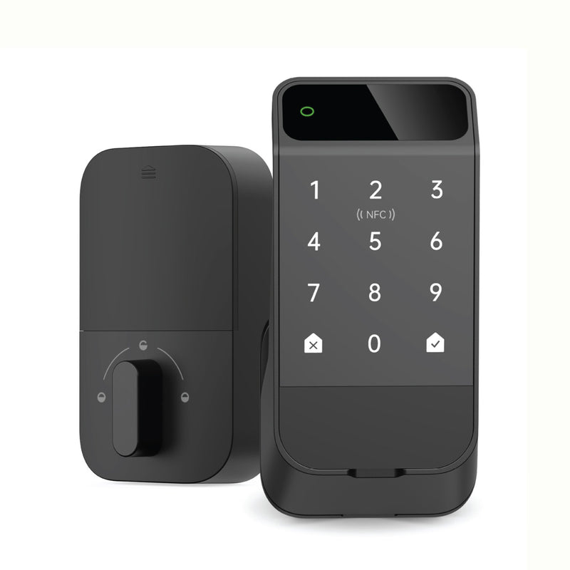 USI Smart Palmtouch Door Lock, front and interior units