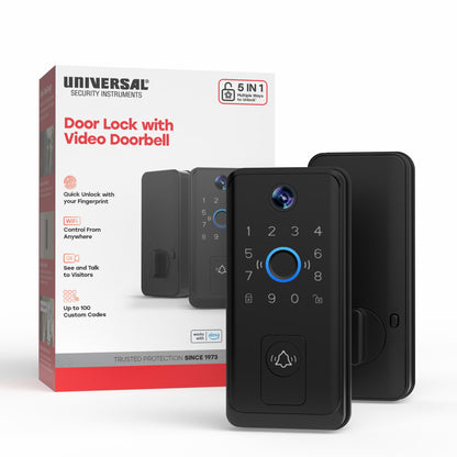 Smart Door Lock with HD Video Doorbell
