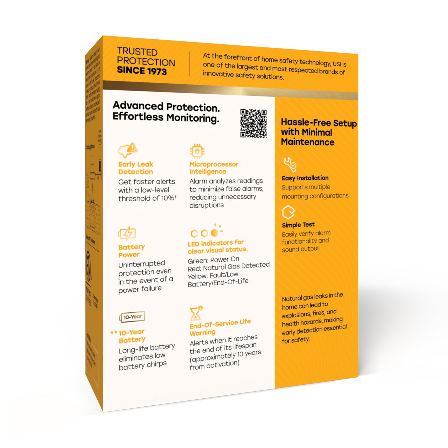 10-Year Battery Natural Gas Alarm