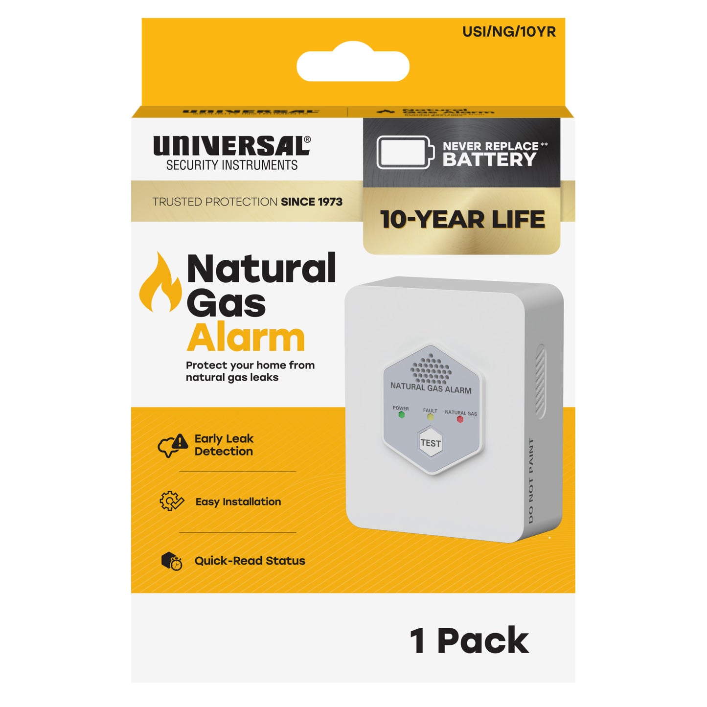 10-Year Battery Natural Gas Alarm