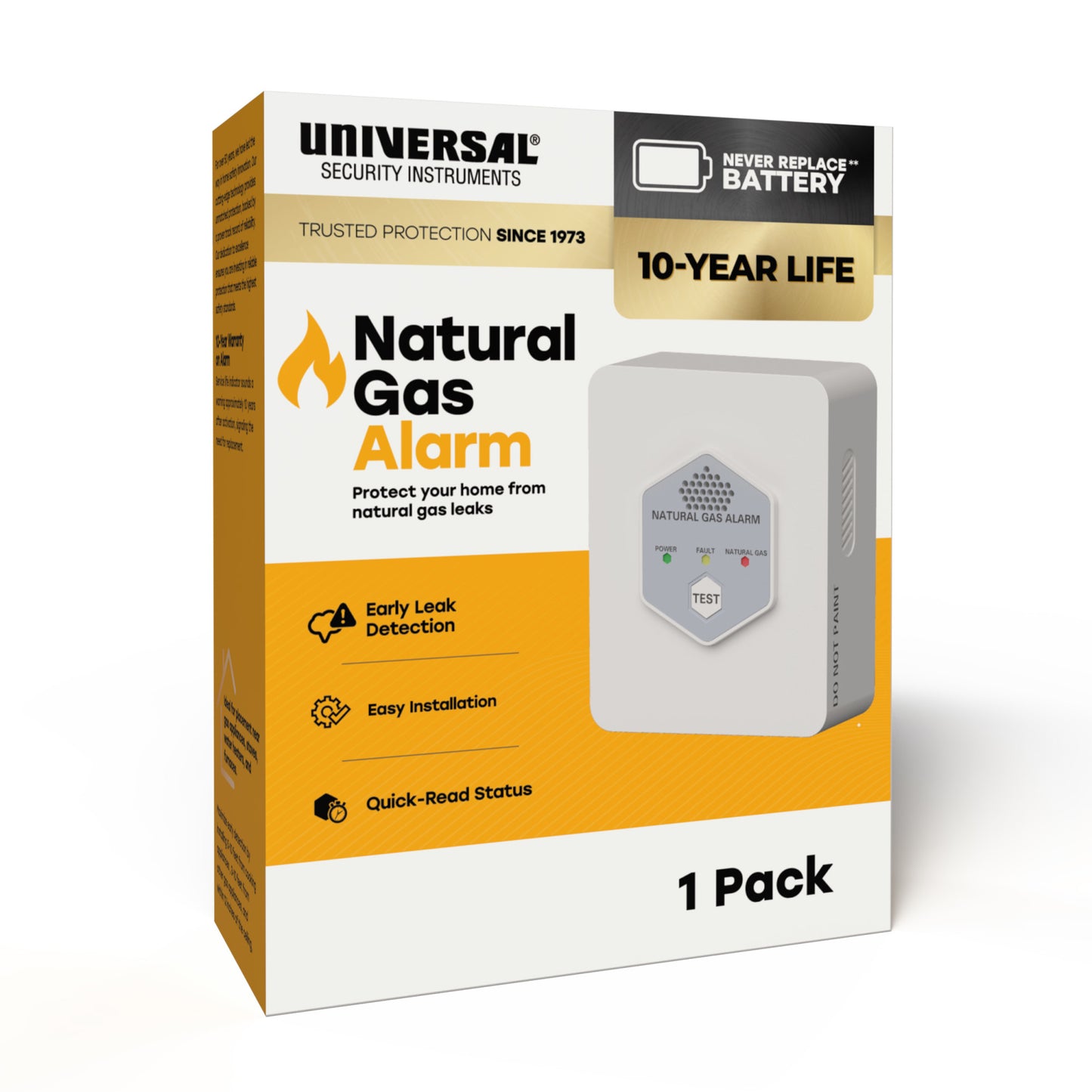 10-Year Battery Natural Gas Alarm