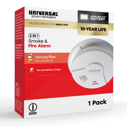 10-Year Battery Smoke & Fire Alarm